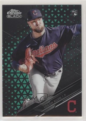 2020 Topps Chrome Black Green Refractor 67/99 Logan Allen #64 Rookie RC 0r4