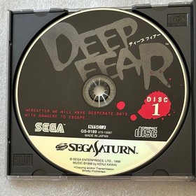 Deep Fear Sega Saturn NTSC-J Japan Authentic For Repair Junk