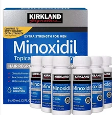 Kirkland Minoxidil 5% Extra Strength Men 6 Month Supply Hair Regrowth Solution