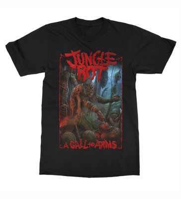 Jungle Rot A Call To Arms Old School Death Metal Band T-shirt US MEDIUM 