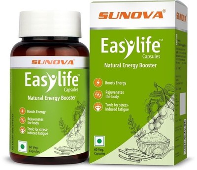Sunova Easylife - Daily use Multivitamin Natural Energy Booster(60 capsules x 2)