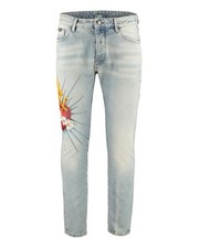 Palm Angels Sacred Heart Straight Leg Jeans S...