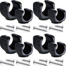 8 Pieces Flashlight Mounting Brackets with Screws Versatile Clip Mount for LED F
