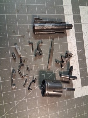 Revolver Parts lot herbert schmidt 38s hammer cylinder trigger barrel