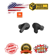 JBL WAVE BEAM TRUE Wireless Bluetooth Earbuds Black NEW Free Shipping