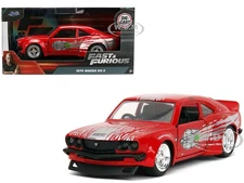 1974 MAZDA RX-3 RED "FAST & FURIOUS" 1/32 DIECAST METAL CAR BY JADA 35630