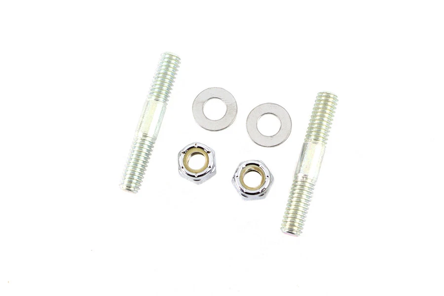 Tapa inferior deslizante de horquilla perno y tuerca cromada para Harley Davidson Foto 3 de 4