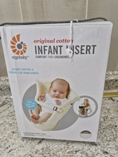 Ergobaby Original Cotton Infant Insert Natural Newborn Baby Carrier Accessory