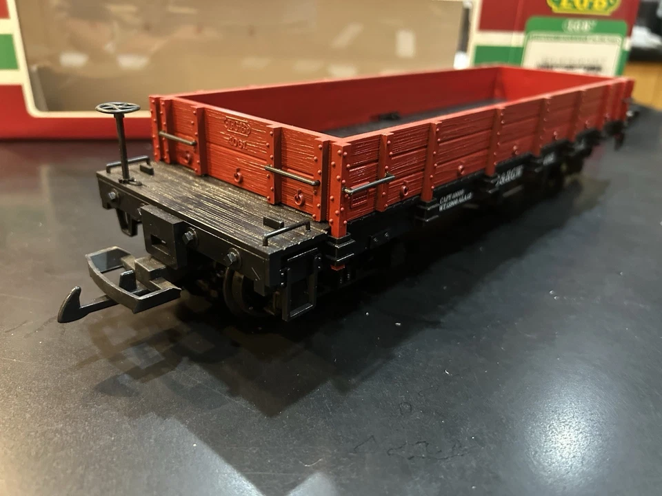 LGB 4061, D&RGW Low Sided Gondola, G Scale, Excellent Cond., W/Box, Germany - Image 3 of 4
