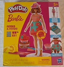 Play-Doh Barbie Florals & Fringe Designer Dol...