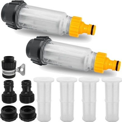 Wasserfilter Gartenschlauch 2 Stück 3/4 Zoll Wasser Vorfilter Gartenschlauchs...
