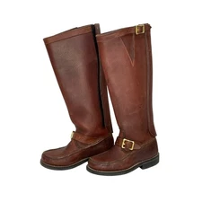 GOKEY BOTTE SAUVAGE Snake Proof Boots 6 DC Leather Hunting Zip mens women VIBRAM