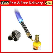 BLUEFIRE Triple Flame Barrel Turbo Torch Head High Output 25590 BTU Heavy Dut...