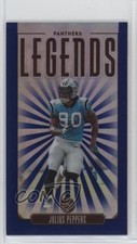 2020 Legacy Legends Premium Edition Mini Sapphire 19/50 Julius Peppers HOF 3c7