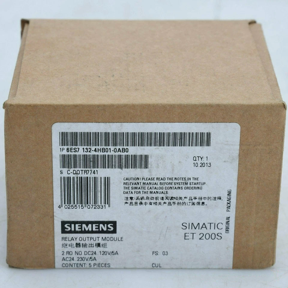 1PC NEW Siemens Switch output module 6ES7132-4HB01-0AB0 6ES7 132-4HB01-0AB0 - Image 3 of 4