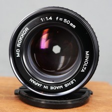 Minolta MD Rokkor 50 mm 1:1,4 Objektiv Top Zustand