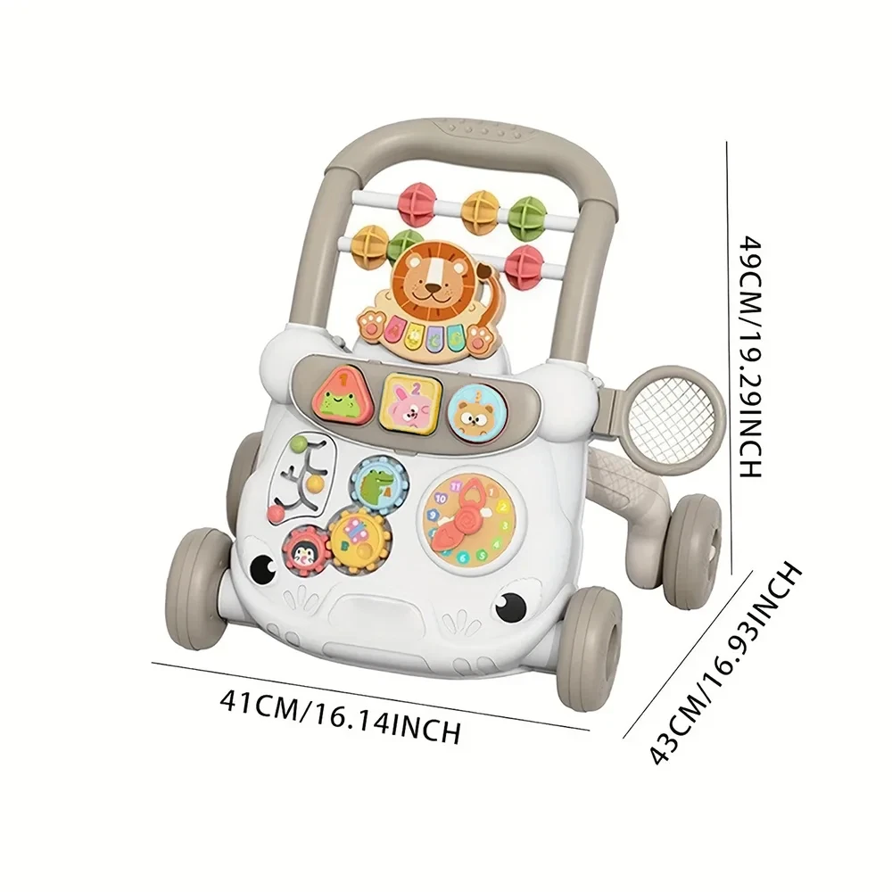2-in-1 Toddler Walker and Sitting Toy - with Wheels Educational Pusher Interacti
Opens in a new wind