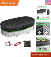 15x30 Ft Solar Pool Cover – Waterproof, UV Blocking & Tear-Resistant