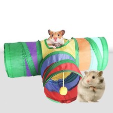 Image of Bunny Tunnel Tube 3 Way Collapsible Hideaway Portable Tear Resistant Fully