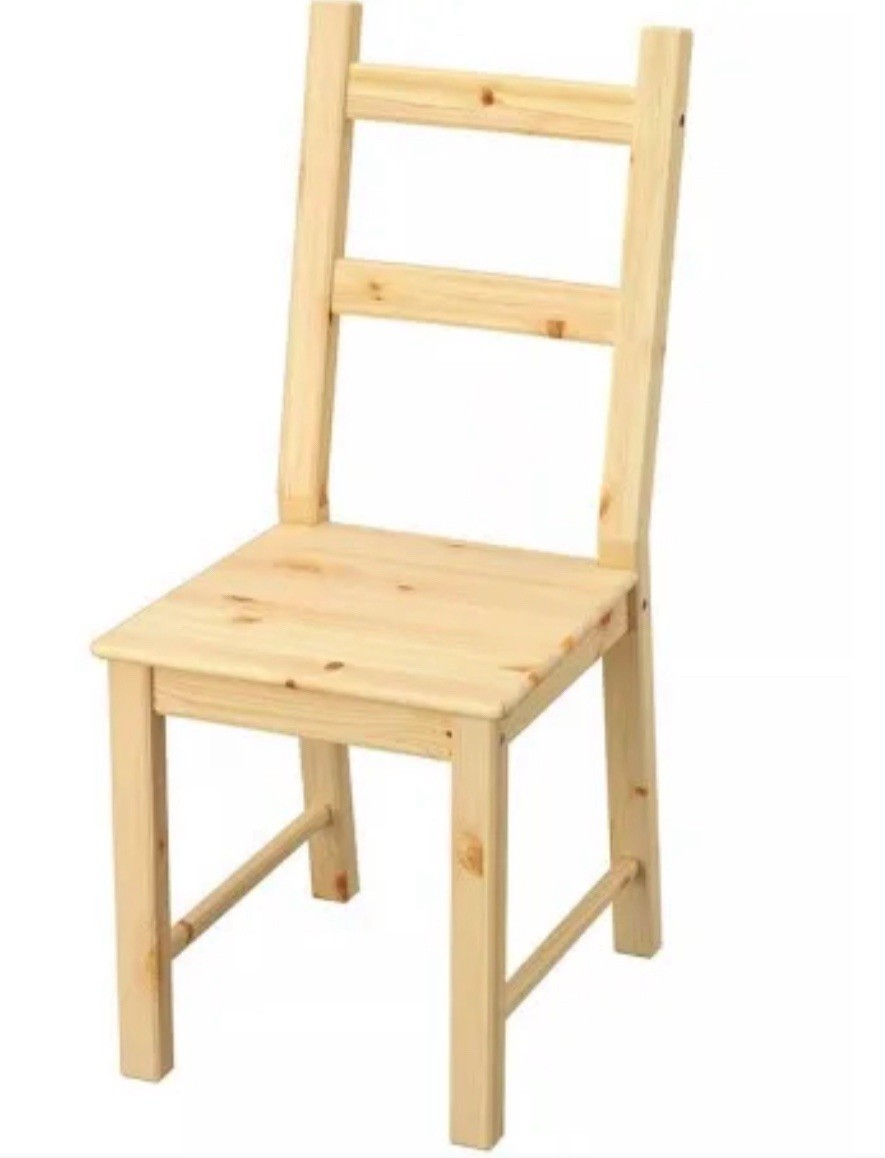 【6月25日迄】IKEA IVAR 木製チェア 2脚セット クッション付き　② Brand new IKEA Ivar Chair, Pine, 902.639.02, Solid Wooden Pine