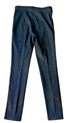 Straight Leg Jeans  with Large Vent at Hem, Side Zip, Massimo Dutti, Size 12