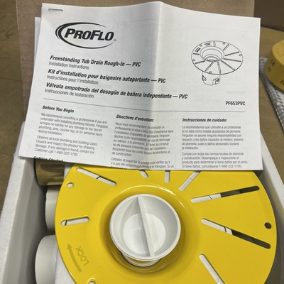 #ad #ad PROFLO PF653PVC Freestanding Tub Drain Rough In Pvc $95.00