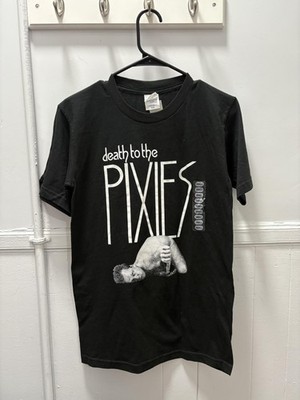Vintage Pixies Shirt Mens Small Black Death to the Pixies Graphic