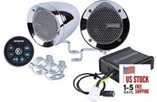 MXABMC2BT (2) 3" Weather-Resistant Speakers + Amplifier + Bluetooth Control,