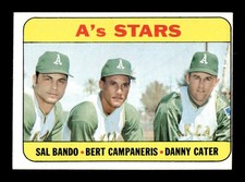 1969 Topps #556 A's Stars EX+ *e5