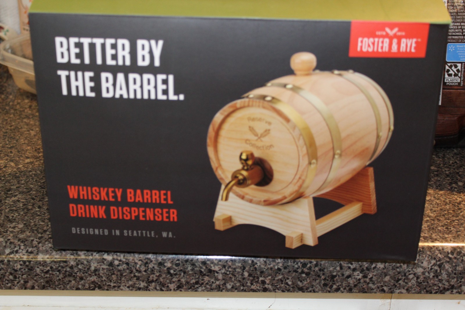 Whiskey Barrel Drink Dispenser Foster & Rye™