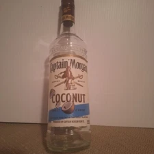 Empty Captain Morgan Coconut Rum Bottle