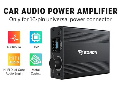 Eonon A303 16-PIN 50W Power Digital Amplifier DSP Audio for Car Stereo Head Unit