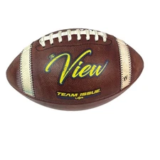 Vintage The View Team Issue Leather Football Handcrafted in USA Sports 13 PSI