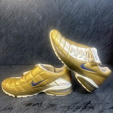 Nike Air Max Total 365 Gold Uomo Uk 6 Rare Calcio Indoor 2003