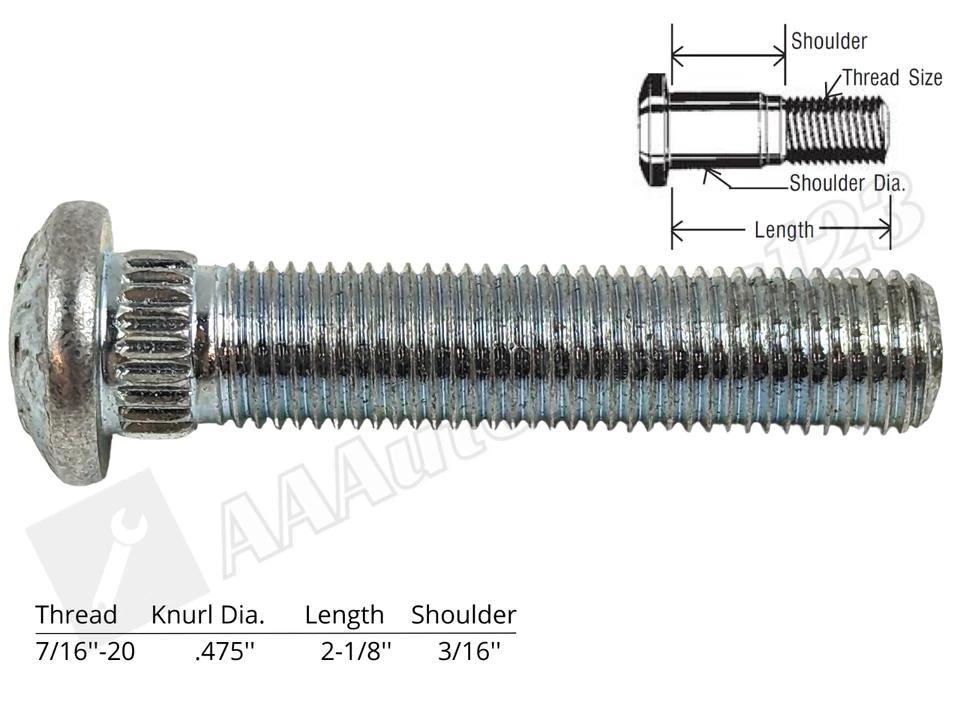 Wheel Stud Lug 5/8" Longer Than Stock Bolt Overlength Extended Extra Length! - Image 2 of 4