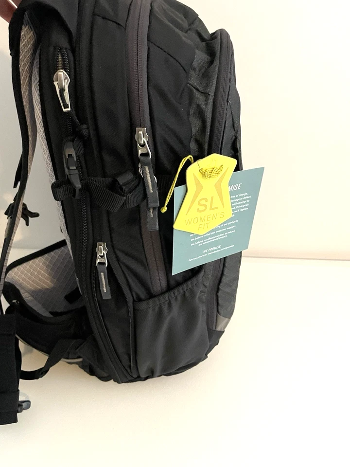 Mochila Deuter Compact EXP 12 SL Hidratación MUJERES Ajuste Gris Negro Ciclismo Foto 4 de 4