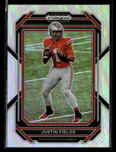 2023 Panini Prizm Draft Picks #59 Justin Fields Prizms Silver