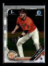 LOGAN WYATT ⚾ 2019 Bowman Chrome Draft #BDC-29 San Francisco Giants