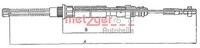 Metzger 11.606 Seilzug, Feststellbremse FüR Peugeot
