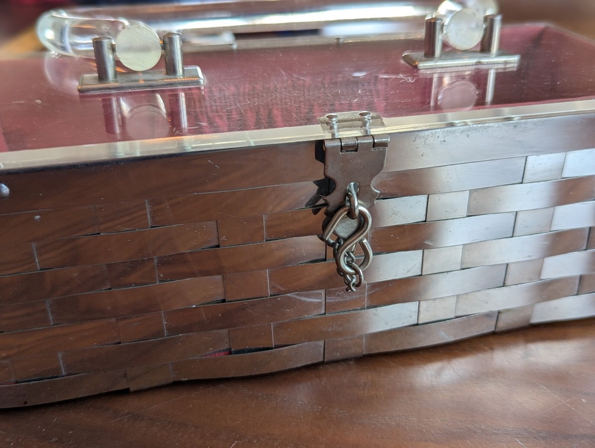 Vintage Dorset Rex Fifth Avenue Metal Basketweave Handbag Vintage Dorset Rex Fifth Avenue Metal Basketweave Handbag