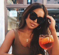 OVERSIZED Sunglasses TILDA Women Lady Flat Top Super Big Sunnies Gafas SHADZ