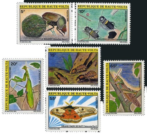 Briefmarken-Set Burkina Faso 1985 – 100 Jahre Motorrad, Komplett Postfrisch (Nr. 998-1004), MNH