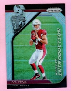 2018 Panini Prizm Rookie Introductions Josh Rosen R1-6 Silver Prizm