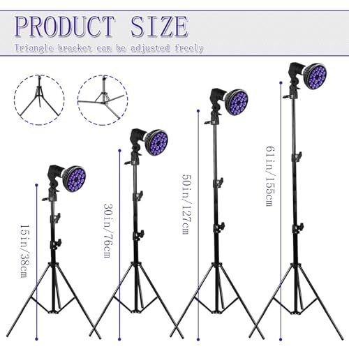 Tanning Lamp Thearpy Light for Home Use with Adjustable Stand Purple