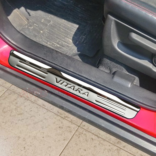 For Suzuki Vitara 2020 Car Door Sill Scuff Kick Plate Protector Trim Guard Cover eBay