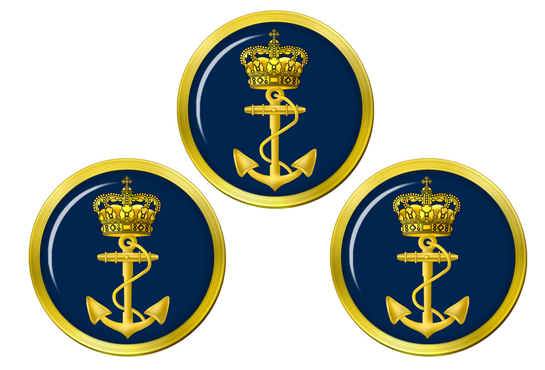 Royal Danish Navy (Kongelige Danske Søværnet t) Golf Ball Markers