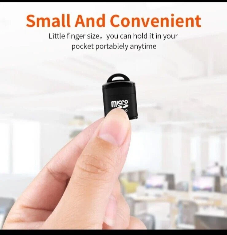 adattatore USB  Micro SD/TF USB COLORI NERO ORO ROSSO E BLU - Imagen 4 de 4