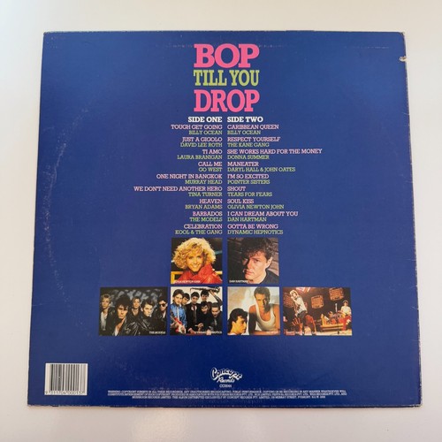 Various - Bop Till You Drop (1987, Vinyl Record) Compilation 80's - Picture 2 of 4