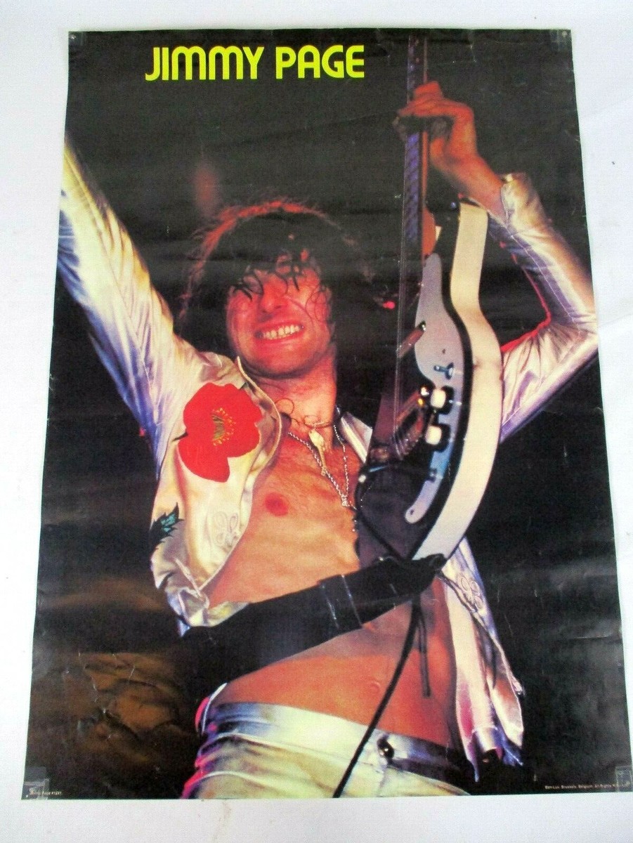 LED ZEPPELIN..JIMMY PAGE..70s / 80s..POSTER | eBay