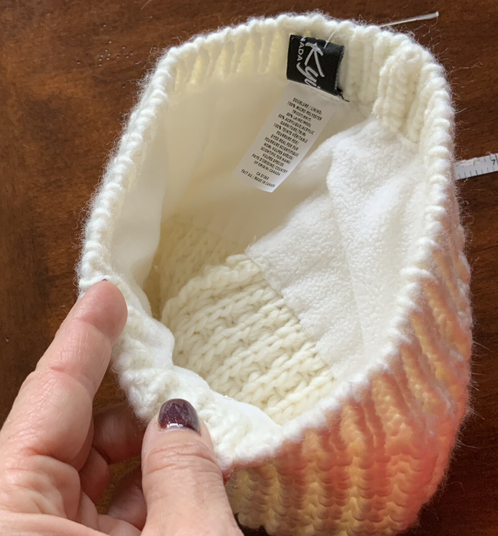 New with tag Kyi Kyi Genuine Fox Pompom Hat in IVORY/SILVER  display picture 2